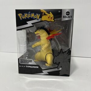 Pokémon Select Typhlosion Figure | Articulated Trainer Team Series Collectible T
